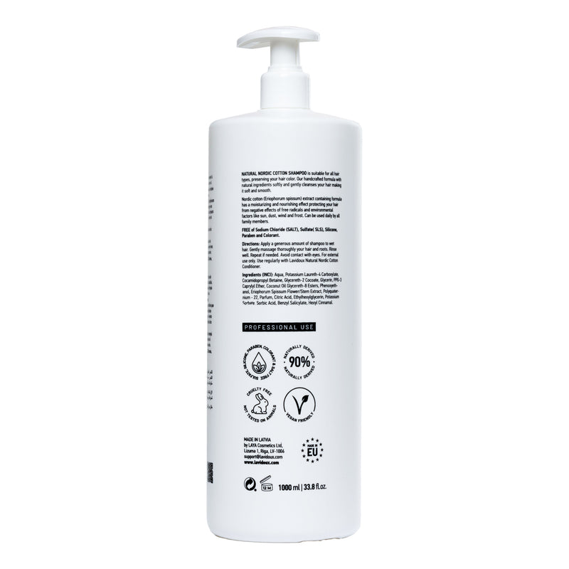 Nordic Cotton Shampoo 1L – Lavidoux