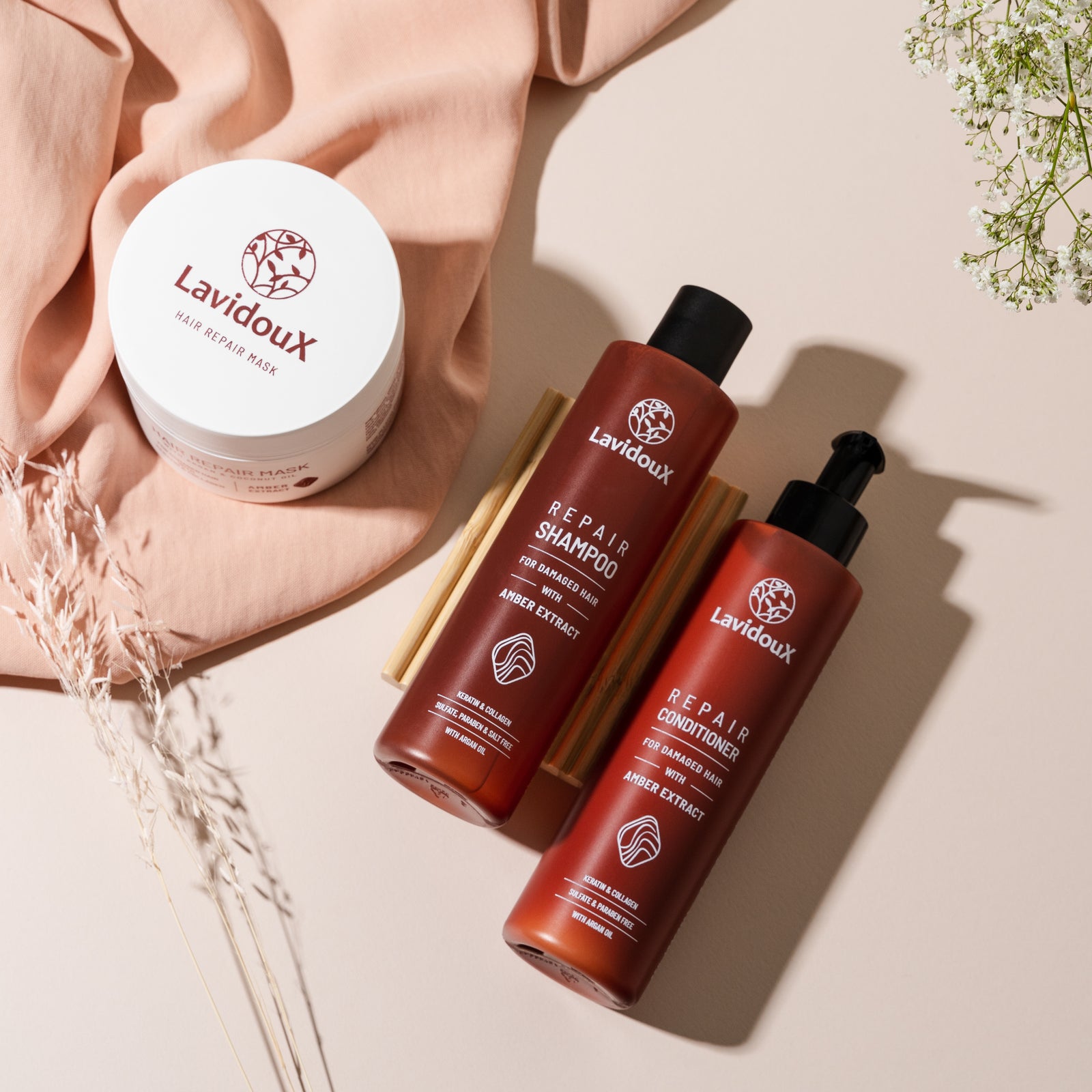 Repair Shampoo & Conditioner Set – Lavidoux
