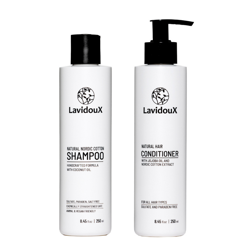 Natural Hair Shampoo & Conditioner Set